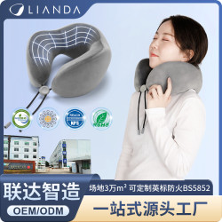 u形枕汽車辦公出差飛機午休頸枕記憶棉u型枕