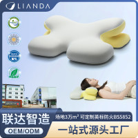 爆款頸椎枕異形枕助睡眠護頸枕家用側睡枕頭慢廻彈記憶棉枕頭