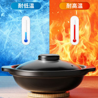 嚴選砂鍋瓦斯耐高溫陶瓷燉鍋乾燒煲仔飯瓦斯爐微壓煲湯鍋商用沙鍋