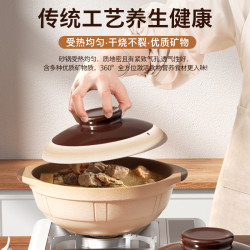 老式土砂鍋家用耐高溫專用煲湯燉鍋瓦斯商用沙鍋家用小號陶瓷砂鍋