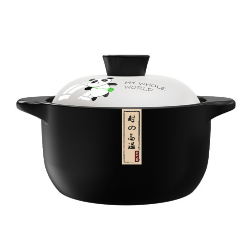 熊貓砂鍋燉鍋家用瓦斯耐高溫陶瓷煲湯鍋乾燒不裂瓦斯爐煲仔飯沙鍋 熊貓砂鍋燉鍋家用瓦斯耐高溫陶瓷煲湯鍋乾燒不裂瓦斯爐煲仔飯沙鍋