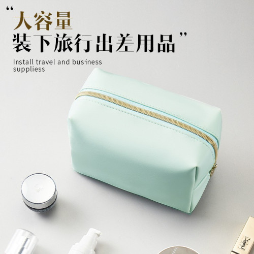 馬卡龍化妝包禮品大容量化妝小方包旅行洗漱收納包防水輕奢 馬卡龍化妝包禮品大容量化妝小方包旅行洗漱收納包防水輕奢