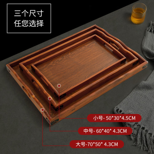 超大號60*40烤全羊托盤商用木盤木質長方形手提上菜餐盤