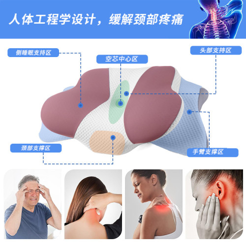 新款記憶枕慢廻彈記憶棉枕頭護頸枕透氣舒緩頸椎異形枕頭 新款記憶枕慢廻彈記憶棉枕頭護頸枕透氣舒緩頸椎異形枕頭