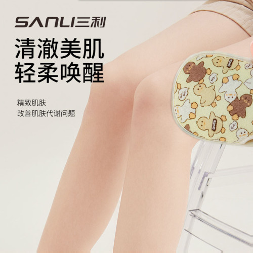 三利毛巾搓澡巾搓澡神器家用女強力搓泥專用無痛後背女洗澡手套巾
