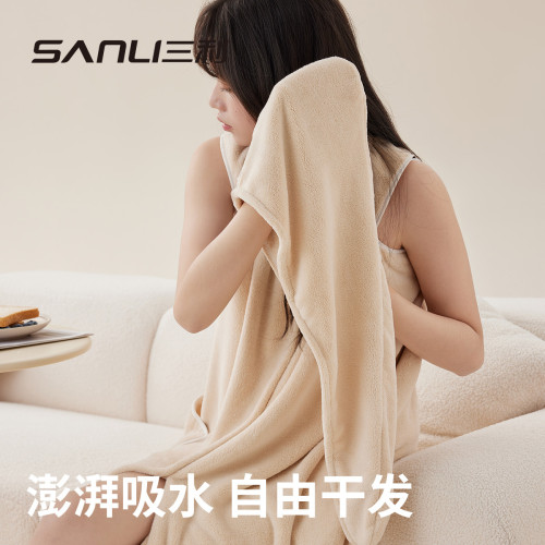 三利毛巾新款加厚乾髮帽女強吸水純色擦頭髮乾髮巾成人大毛巾浴帽