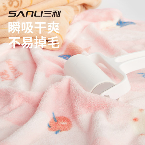 三利毛巾加厚乾髮帽吸水包頭巾珊瑚絨浴帽成人洗髮乾髮巾印花浴帽