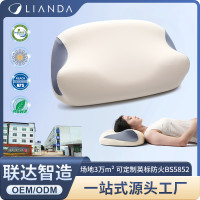 舒適零壓護頸枕慢廻彈記憶枕家用睡眠護頸分區記憶棉枕頭睡眠神器