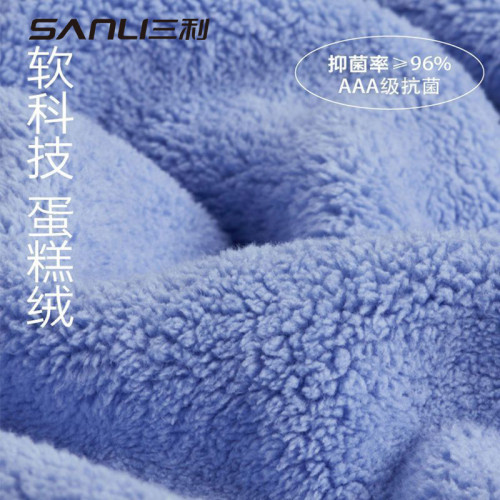 三利毛巾家用卡通毛巾珊瑚絨毛巾成人洗臉巾寶寶洗臉毛巾情侶面巾