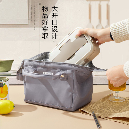 高顔值便當包手提飯盒袋上班族露營保溫包禮品帶飯餐包 高顔值便當包手提飯盒袋上班族露營保溫包禮品帶飯餐包
