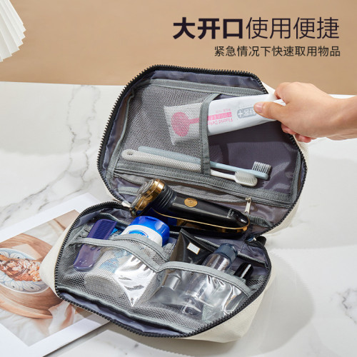 大容量洗漱包多巴胺可攜式出差手提洗漱包簡約化妝包旅行收納包