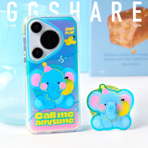 GGSHARE大象適用華爲pura70pro手機殼帶磁吸支架 80ultra手機套60