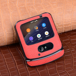 適用摩托羅拉razr 5G刀鋒手機殼Razr摺疊螢幕保護套Motorola商務殼