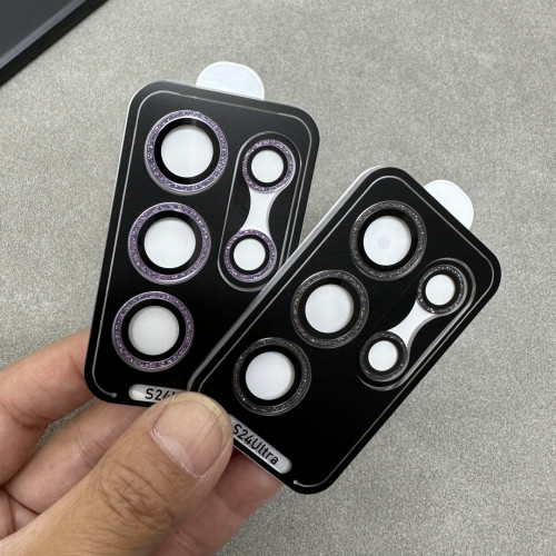 適用三星S24Ultra閃粉高鋁電鍍AR增透鏡頭膜S24+閃鑽攝影機保護貼