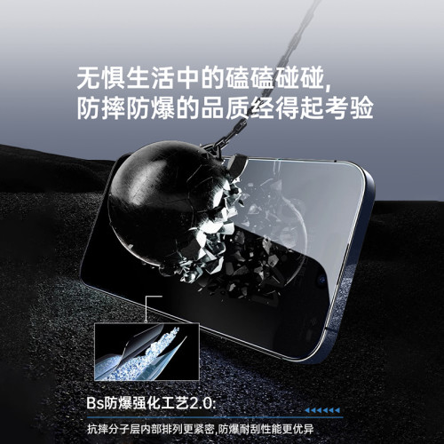 [進口無紋]適用蘋果15/16promax鋼化膜iPhone13/14手機膜12新款貼