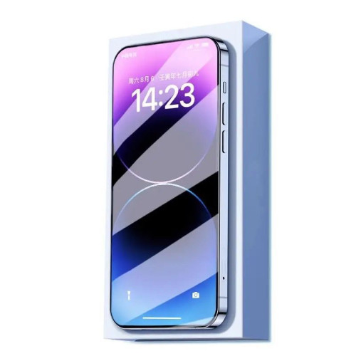 適用蘋果15promax鋼化膜iPhone14高清防窺手機保護膜無塵艙秒貼盒