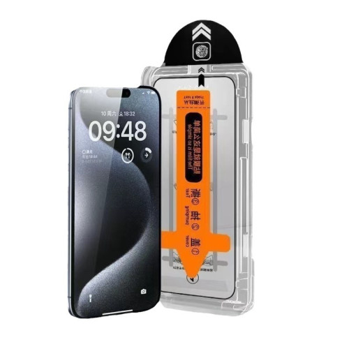 適用iPhone15promax鋼化膜14pro無塵倉蘋果13防摔12xr秒貼盒 適用iPhone15promax鋼化膜14pro無塵倉蘋果13防摔12xr秒貼盒