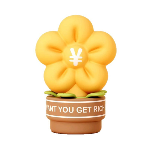 創意有錢花小夜燈充電氛圍拍拍燈兒童床頭伴睡定時柔光燈生日禮物