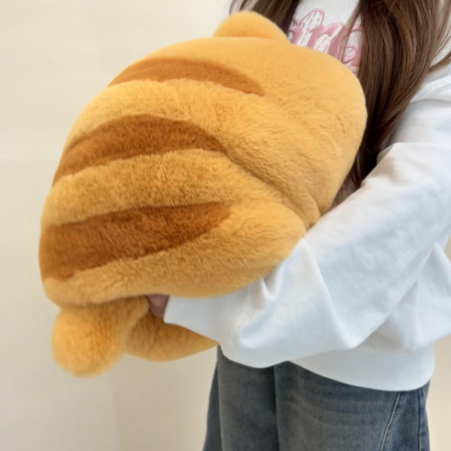 抱抱計劃麵包貓毛絨公仔睡覺抱枕女生床上午睡靠墊卡通玩偶治瘉系