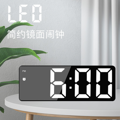 款簡約ins多功能LED電子時鐘閙鍾學生專用桌面數字電子鍾
