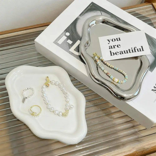 雲朵首飾盤Simple Stylish Cloud Ceramic Jewelry Storage