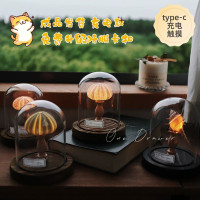 type-c充電海膽燈觸控款海膽小復古夜燈海膽燈復古海膽小夜燈禮物