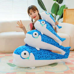 蛋仔派對周邊公仔鹹魚玩偶按摩女生毛絨玩具兒童生日禮物小魚