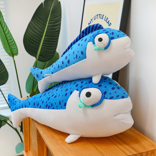 蛋仔派對周邊公仔鹹魚玩偶按摩女生毛絨玩具兒童生日禮物小魚