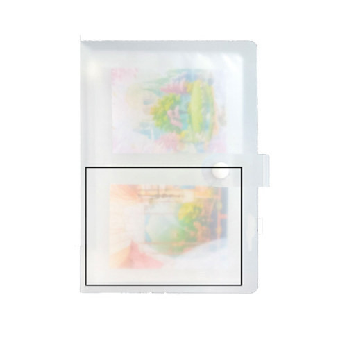 磨砂透明相冊本3-7 寸通用追星小卡拍立得照片收納冊大容量明信片