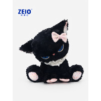 ZEIO擇偶記妮拉貓毛絨玩具公仔布娃娃黑貓安撫玩偶生日禮物送女友