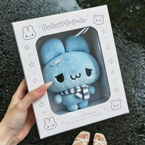氣哭啦OK兔子玩偶潮玩鑰匙釦包掛高顔值毛絨公仔送朋友生日禮物