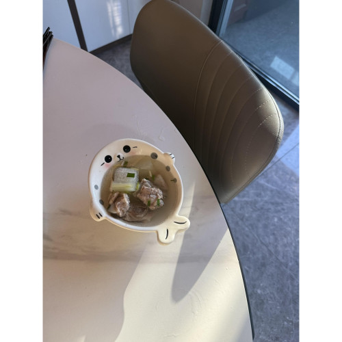 可愛海豹碗陶瓷漂亮餐具飯碗異形動物碗創意沙拉水果碗湯碗酸奶碗