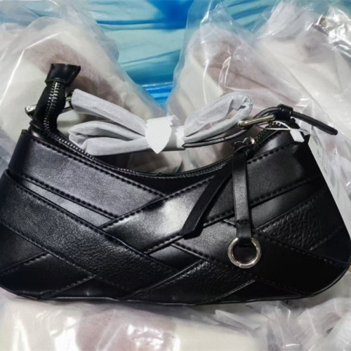 Z家2026新款時尚皮帶裝飾腋下包復古百搭手提包輕奢女單肩包bags