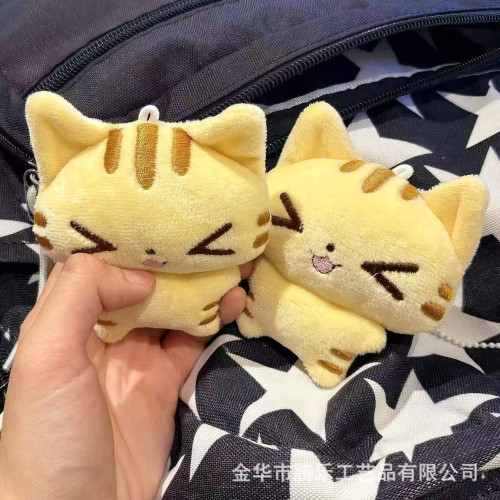 騰樂 卡通可愛古早味超萌小貓貓咪掛飾掛件玩偶鑰匙釦小公仔配飾