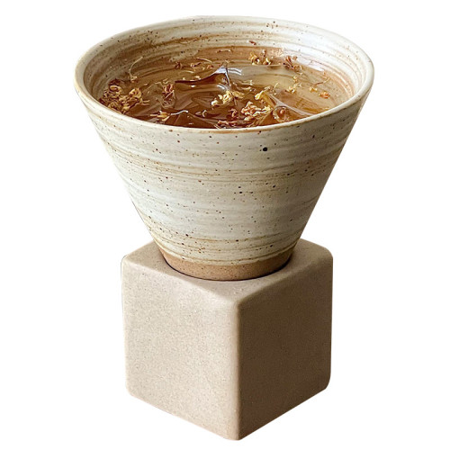 中古咖啡杯手工陶瓷杯漏鬥狀粗陶馬克杯水杯子做舊冷萃杯茶杯 中古咖啡杯手工陶瓷杯漏鬥狀粗陶馬克杯水杯子做舊冷萃杯茶杯