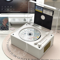 復古CD機聽專輯播放器唱片機藍牙音響光盤碟音箱KPOP生日畢業禮物