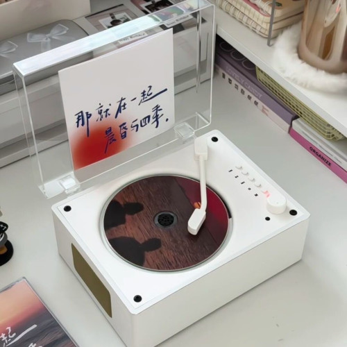 復古CD機聽專輯播放器唱片機藍牙音響光盤碟音箱KPOP生日畢業禮物