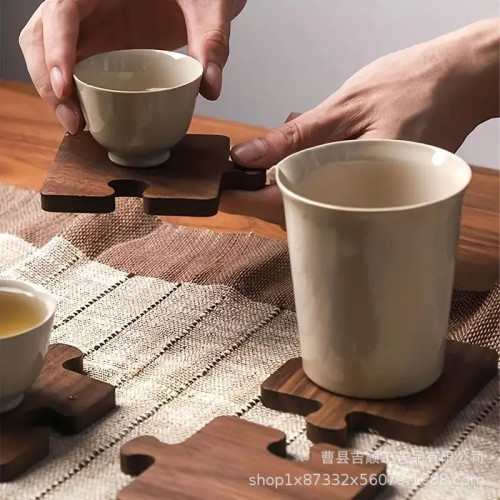 創意實木餅乾杯墊家用馬克杯咖啡杯墊木質隔熱墊餐桌防燙墊水杯墊 創意實木餅乾杯墊家用馬克杯咖啡杯墊木質隔熱墊餐桌防燙墊水杯墊