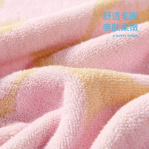 潔玉春野櫻可愛女士純棉加大厚實柔軟吸水大毛巾純棉加厚全棉家用