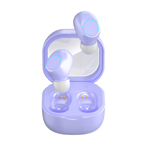 龍歌電子下單虎仞不髮M21無線藍牙耳機迷你高顔值半透明藍牙耳機