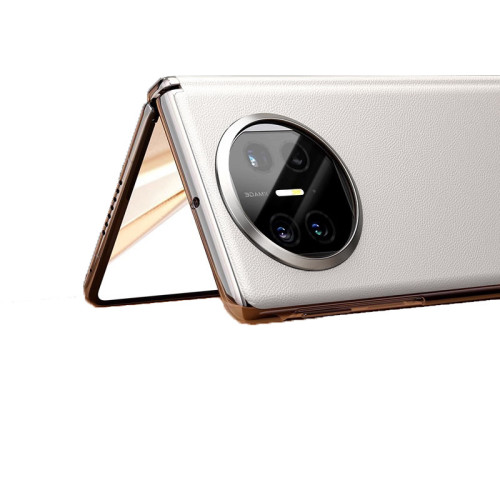 適用華爲MateX6手機殼純色矮中軸鉸鏈保護防摔輕薄時尚真皮單底殼 適用華爲MateX6手機殼純色矮中軸鉸鏈保護防摔輕薄時尚真皮單底殼