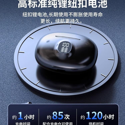 藍牙耳機2024新款超長續航大電量入耳式真無線降噪高音質適用華爲