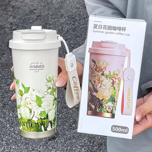 輕奢感保溫杯冬季男士奶茶雙飲口泡茶水杯女高顔值吸管禮品杯子 輕奢感保溫杯冬季男士奶茶雙飲口泡茶水杯女高顔值吸管禮品杯子
