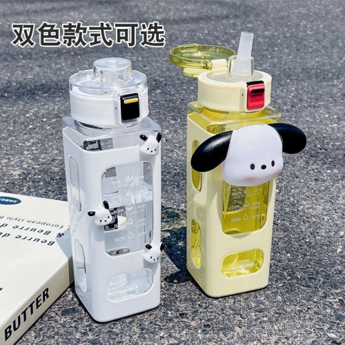水杯女高顔值塑膠吸管杯學生韓版ins夏兒童防摔可攜式大容量隨手杯 水杯女高顔值塑膠吸管杯學生韓版ins夏兒童防摔可攜式大容量隨手杯