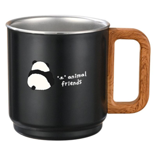 辦公室304不鏽鋼馬克杯帶手柄 女生奶茶咖啡杯吸管杯帶蓋隨手杯 辦公室304不鏽鋼馬克杯帶手柄 女生奶茶咖啡杯吸管杯帶蓋隨手杯