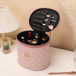 化妝包大容量高級感旅行手提出差旅行收納包手提化妝盒收納防塵包