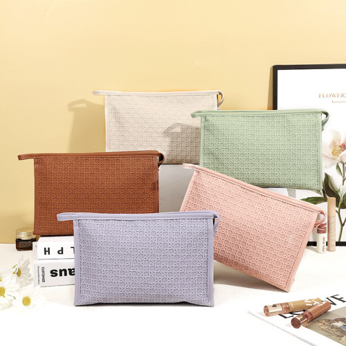 2025新款簡約pu化妝包女旅行包可攜式高級感收納包防水洗漱包 2025新款簡約pu化妝包女旅行包可攜式高級感收納包防水洗漱包