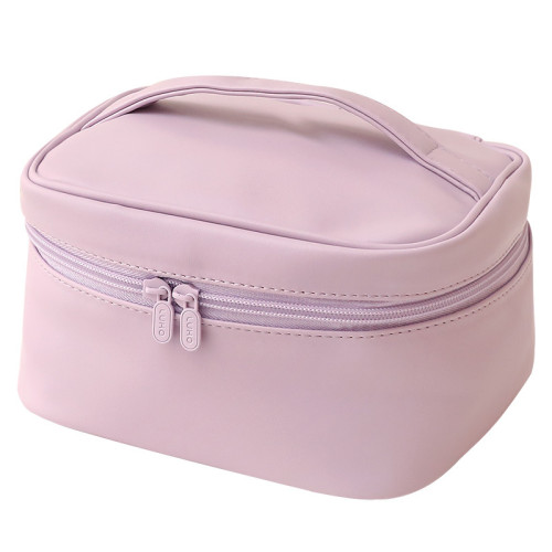 簡約空白大容量手提化妝包可攜式洗漱手提包防水收納包旅行包 簡約空白大容量手提化妝包可攜式洗漱手提包防水收納包旅行包