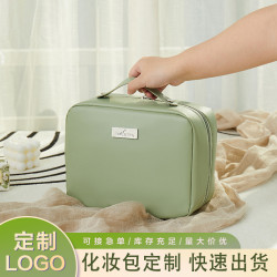 化妝包女大容量高顔值pu高級感可攜式旅行化妝品洗漱包防水收納包