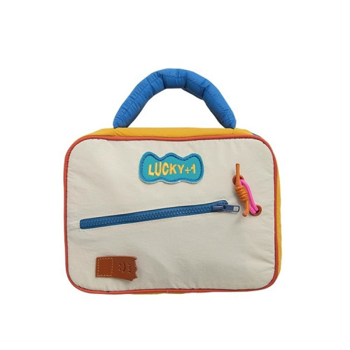 大容量旅行出差洗漱包化妝品收納包袋2025爆款網紅化妝包可愛撞色 大容量旅行出差洗漱包化妝品收納包袋2025爆款網紅化妝包可愛撞色